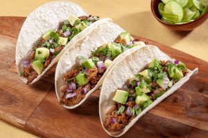 Chorizo, Pinto and Avocado Tacos - Mission Foods