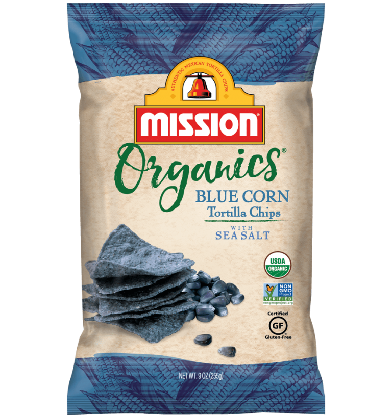 Organic Blue Corn Tortilla Chips - Mission Foods