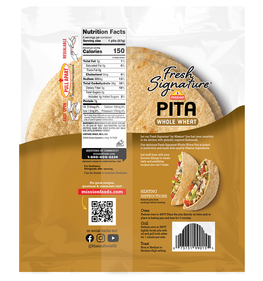 Pita Bread Nutrition Information Besto Blog