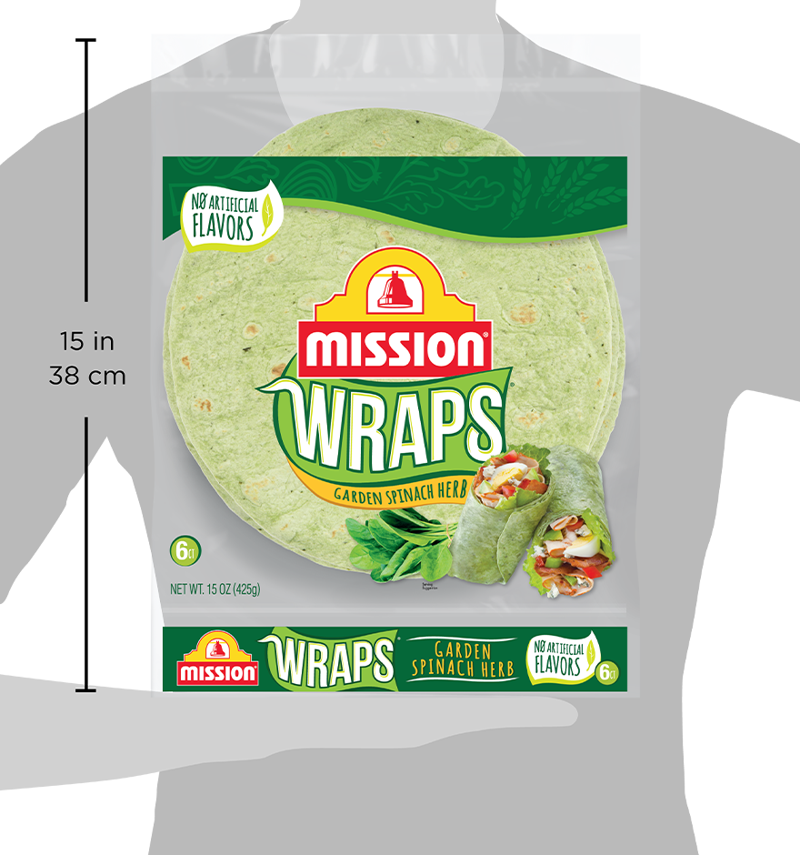 Garden Spinach Wraps Mission Foods