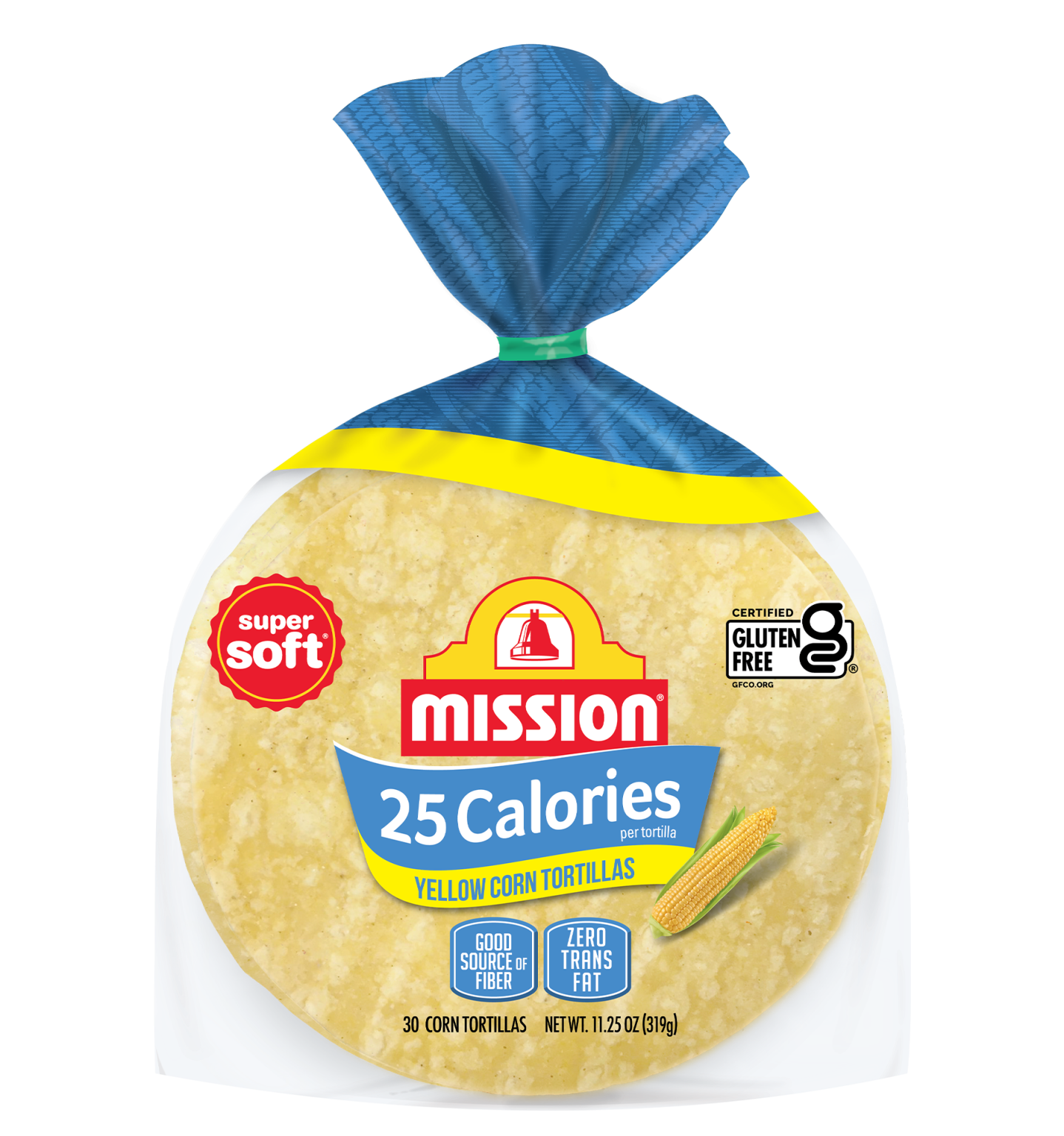 Super Size Yellow Corn Tortillas Mission Foods 9637