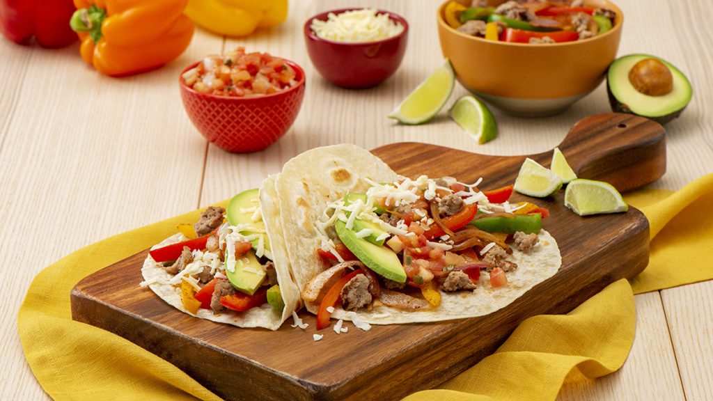 Turkey Sausage Breakfast Fajitas Mission Foods